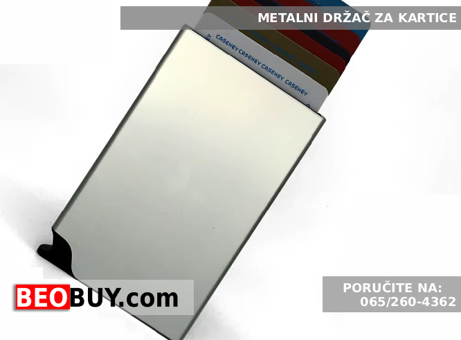 Metalni Držač za Kartice – RFID Zaštita, Dugotrajnost&hellip;