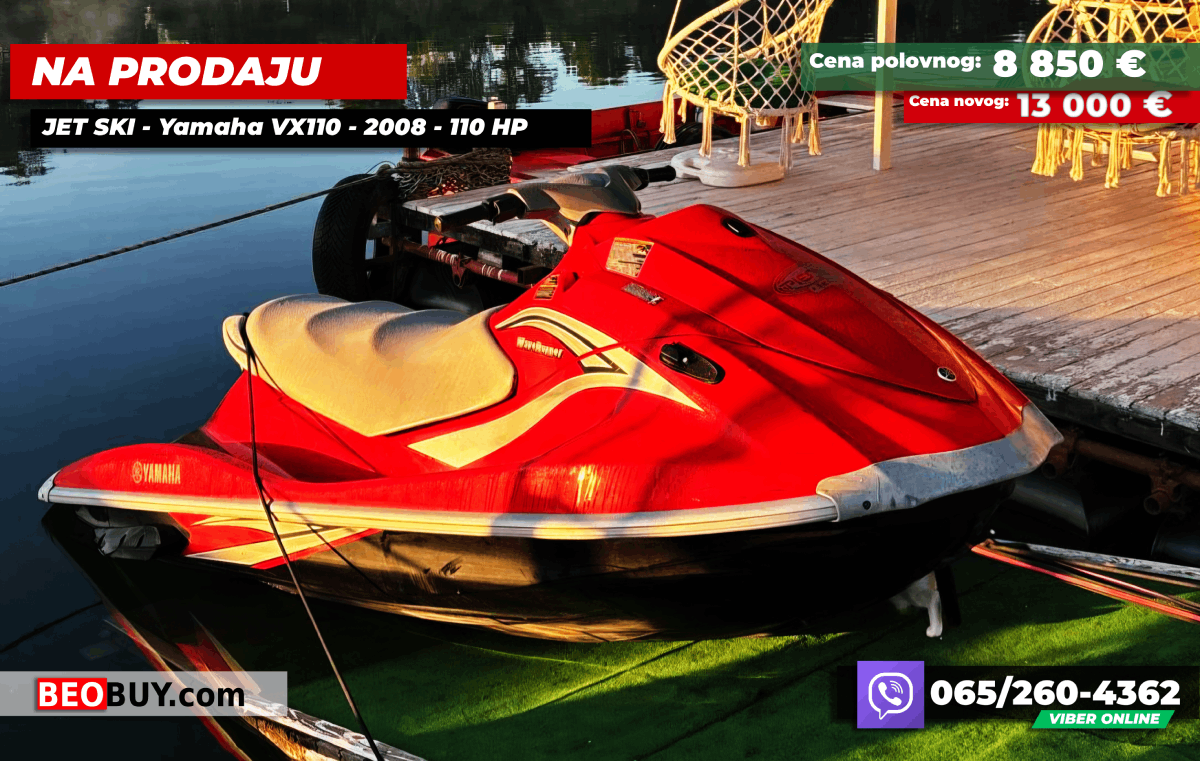 NA PRODAJU - 2008 - Jet Ski Yamaha VX110 - 110ks R1&hellip;