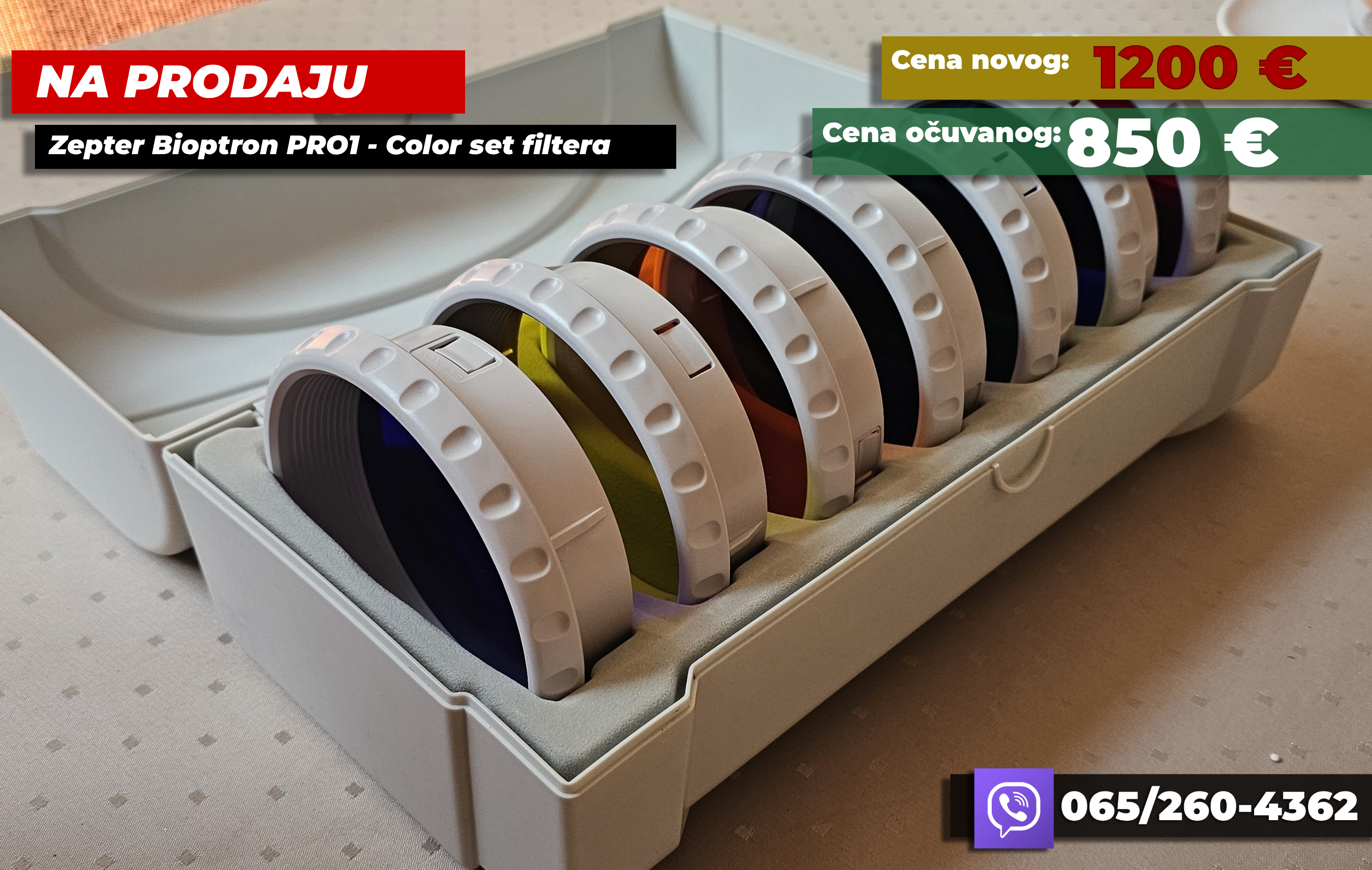 Na Prodaju - Color filteri - Bioptron Pro1 - Set filtera&hellip;