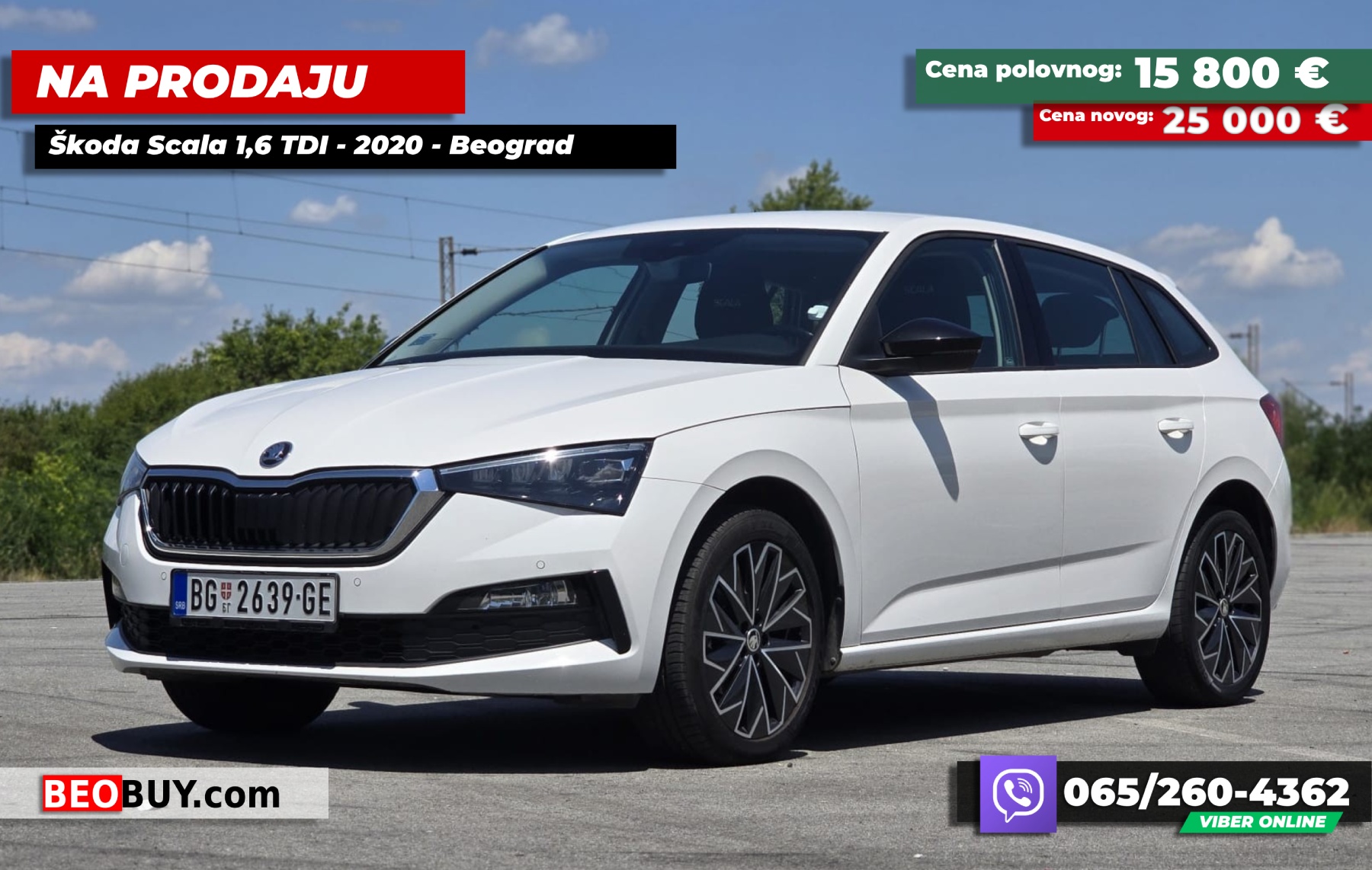 TEST NA PRODAJU - Skoda Scala - 1.6 TDI dizel - Automatic&hellip;