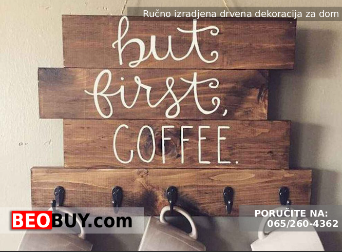 Ručno izrađen drveni nosač za šolje – Handmade&hellip;